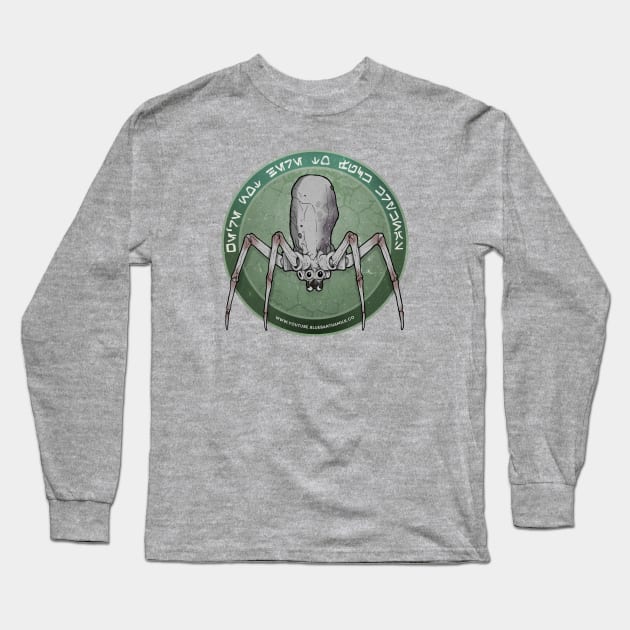 We're Not Here To F*ck Kryknas (Green) Long Sleeve T-Shirt by Blue Bantha Milk Co